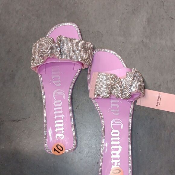 NWT Juicy Couture Hollyn Slides Shoes 10 - Picture 2 of 5